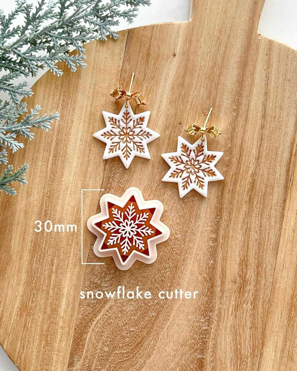 Christmas Clay Earrings Cutter