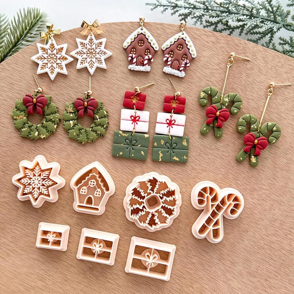 Christmas Clay Earrings Cutter