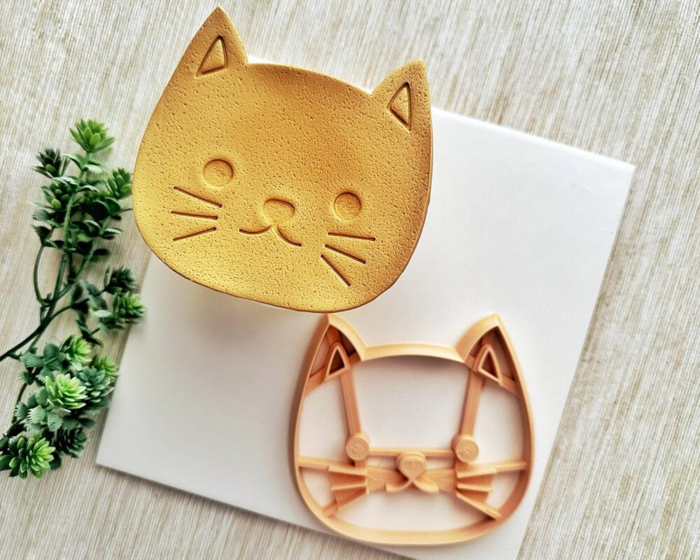Cat Trinket Dish Cutter Animal Clay Cutter- Size 10Cm