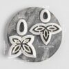 Elegant Embossed Floral Dangle Polymer Clay Earring Cutters