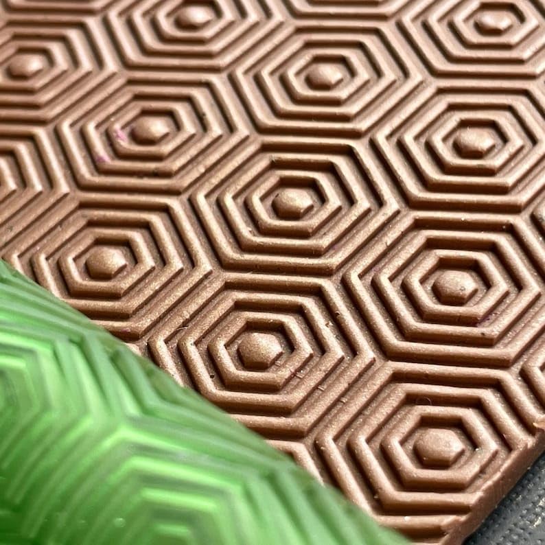 Texture Roller for Polymer Clay (Hexagon Texture)