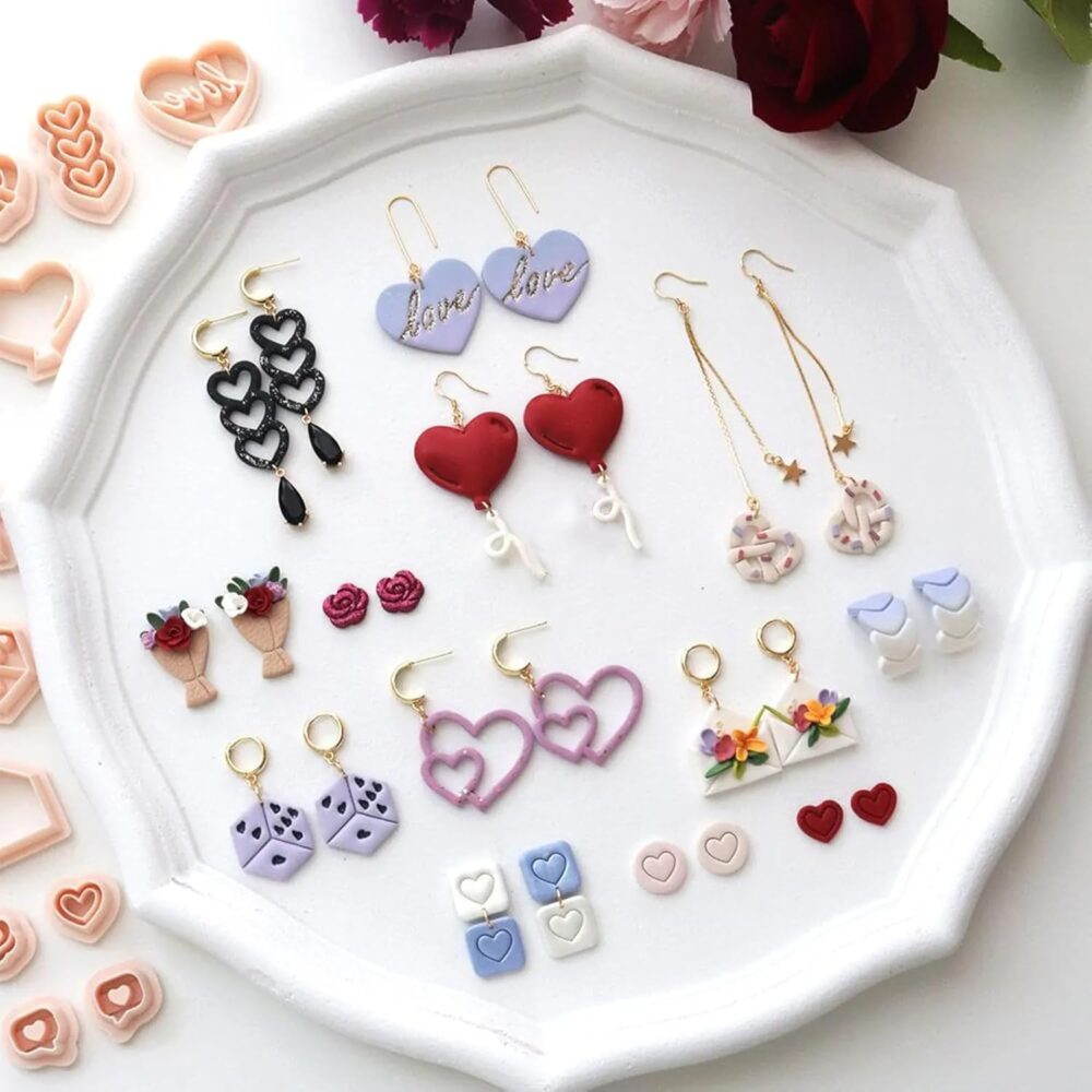 MAIN I9MAGE Valentine Polymer Clay Cutter Set