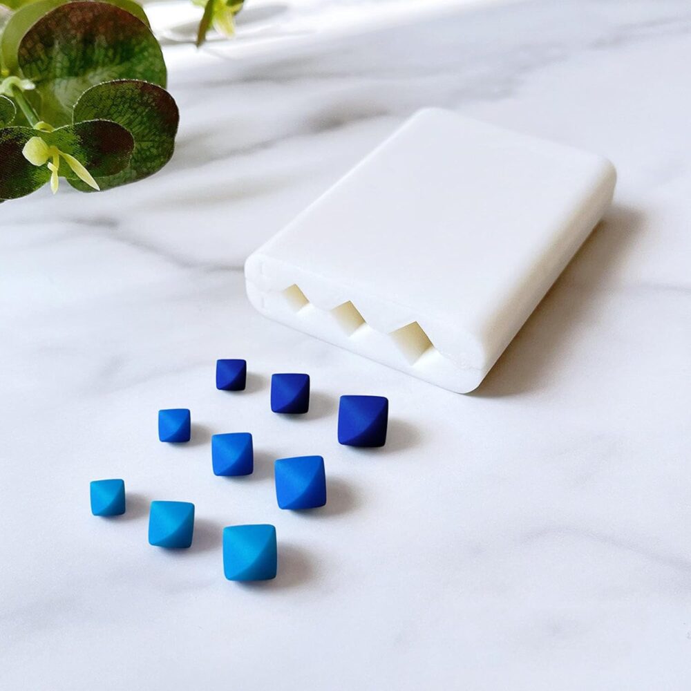 Polymer Clay Diamond Shape Bead Roller with 3 in 1 Diamond Shape Cutter Polymer Clay Earrings Tools
