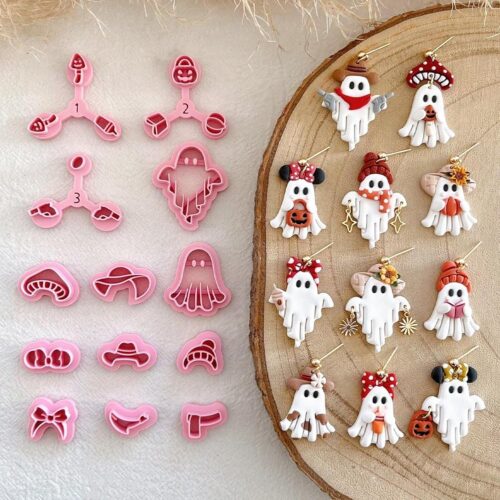MAIN IMAGE Christmas Clay Earrings Cutter Set for Crafts