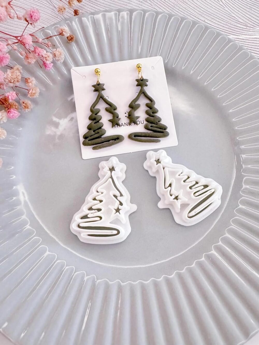 Christmas Clay Earrings Cutter Set