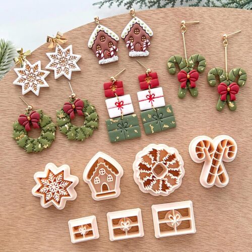 MAIN IMAGE Christmas Clay Earrings Cutter