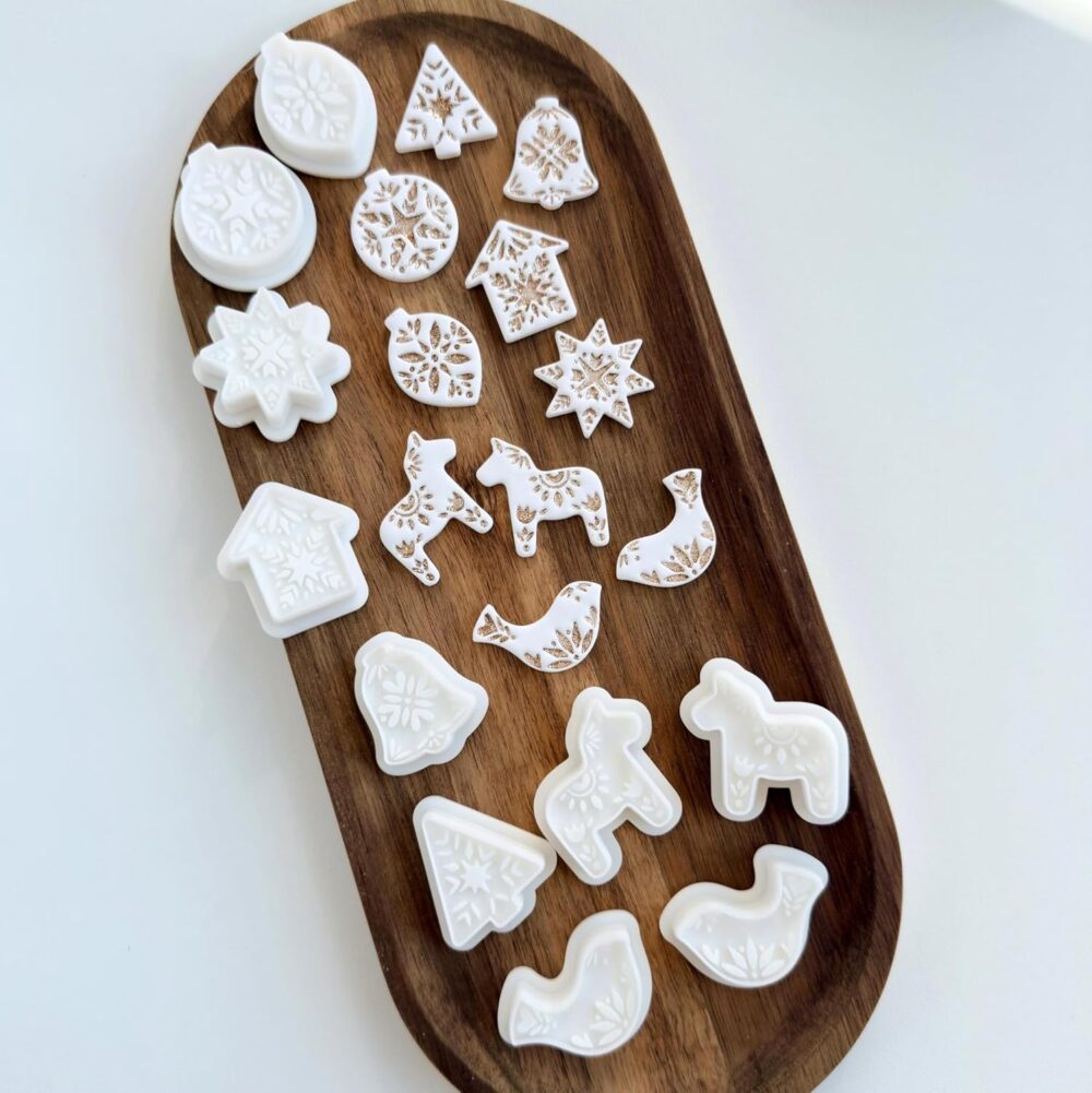 Christmas Clay Earrings Cutter Set for Crafts