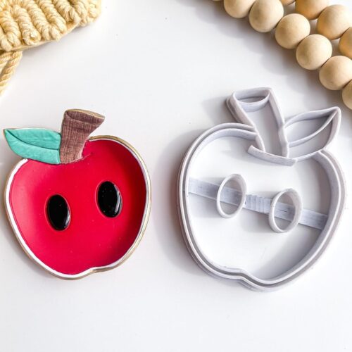 Apple Trinket Dish Clay Cutter, Ring Dish Clay Cutter, JWELLERY Dish Clay Cutter. Home Decor, Fridge Magnet, DIY KIT