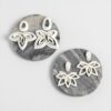 Elegant Embossed Floral Dangle Polymer Clay Earring Cutters