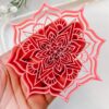 Mandala 2 Trinket Dish Clay Cutter, Ring Dish Clay Cutter, JWELLERY Dish Clay Cutter