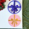 MAIN IMAGE Present Trinket Dish Clay Cutter, Ring Dish Clay Cutter, JWELLERY Dish Clay Cutter. Home Decor, Fridge Magnet, DIY KIT