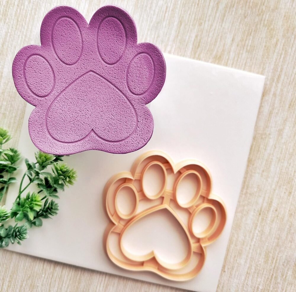Dog PAW Trinket Dish Cutter, Ring Dish Clay Cutter, JWELLERY Dish Clay Cutter