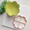 MAIN IMAGE 4 Leaf Clover Trinket Dish Cutter, Ring Dish Clay Cutter