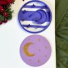 Moon and Stars Trinket Dish Clay Cutter, Ring Dish Clay Cutter, JWELLERY Dish Clay Cutter. Home Decor, Fridge Magnet, DIY KIT