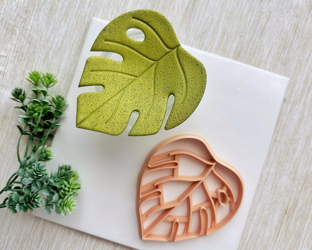 Monstera Trinket Dish Cutter, Ring Dish Clay Cutter