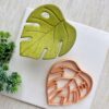 Monstera Trinket Dish Cutter, Ring Dish Clay Cutter