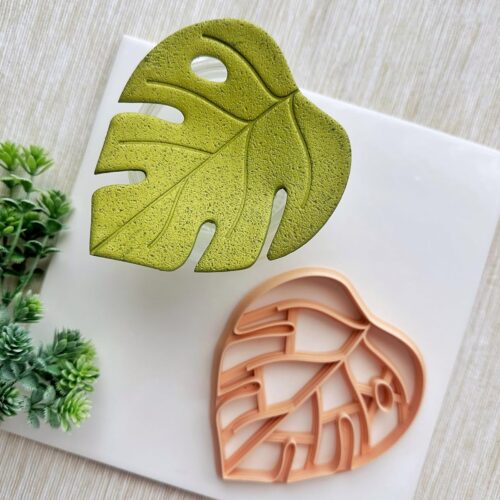 Monstera Trinket Dish Cutter, Ring Dish Clay Cutter
