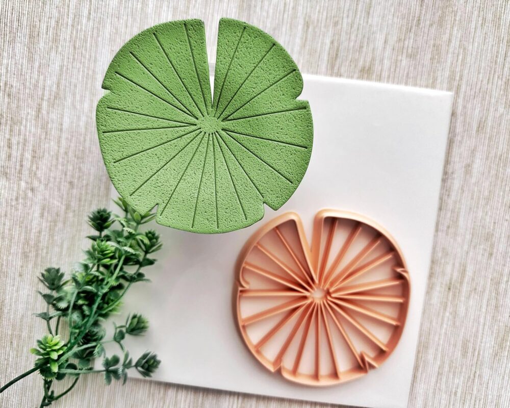 Lily Pad Trinket Dish Cutter, Ring Dish Clay Cutter