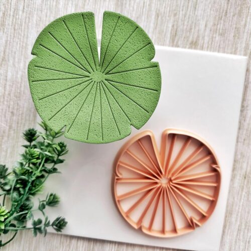 Lily Pad Trinket Dish Cutter, Ring Dish Clay Cutter