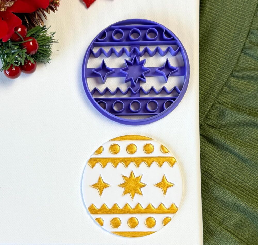 Christmas Bauble Ornament Trinket Dish Clay Cutter, Ring Dish Clay Cutter, JWELLERY Dish Clay Cutter. Home Decor, Fridge Magnet, DIY KIT