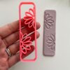 Bookmark Clay Cutters,Daisy Flower EMBOSSWD Design