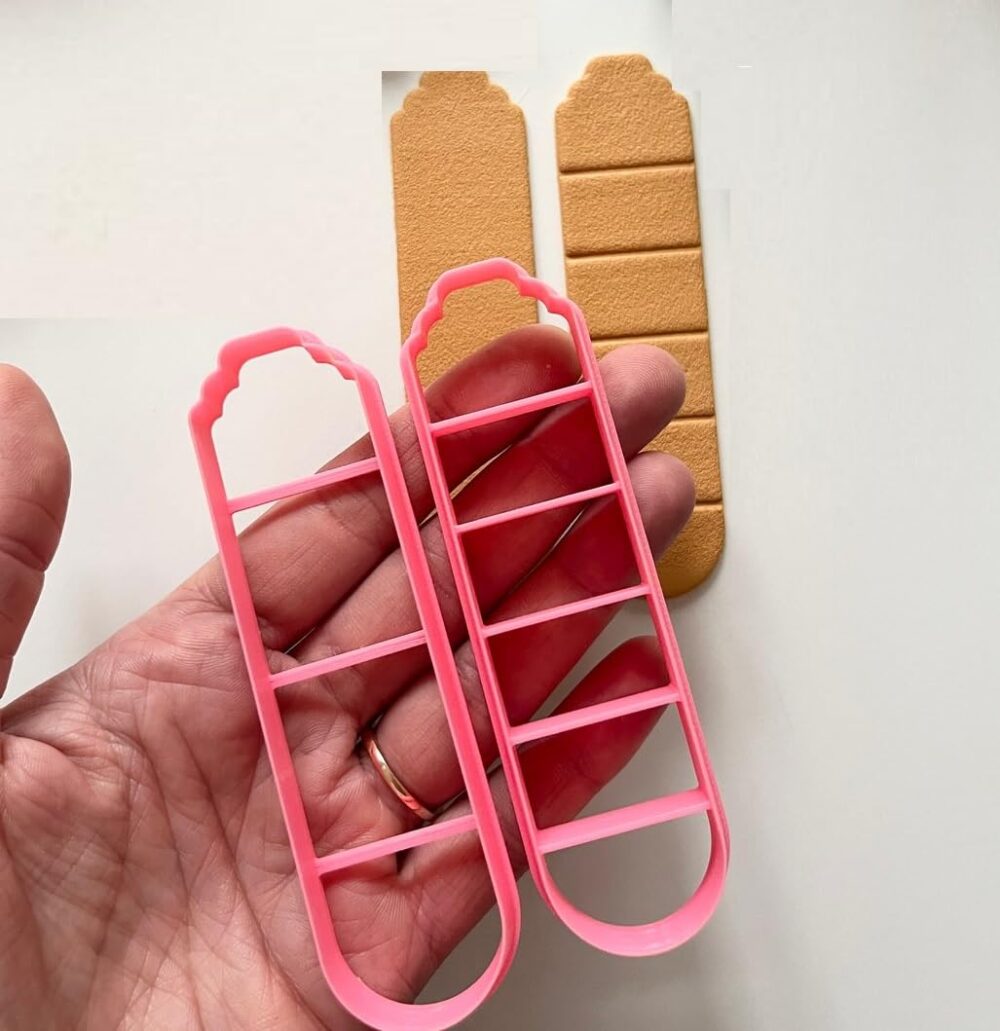 Bookmark Clay Cutters, Bookmark with Shelves