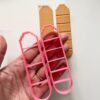 Bookmark Clay Cutters, Bookmark with Shelves