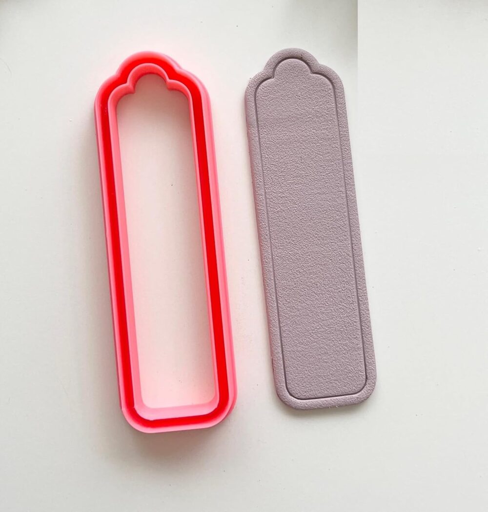 Bookmark Clay Cutters, Framed Embossed Cutter