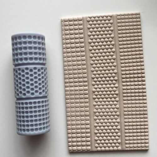 MAIN IMAGE Texture Roller for Polymer Clay (Beaded Texture)