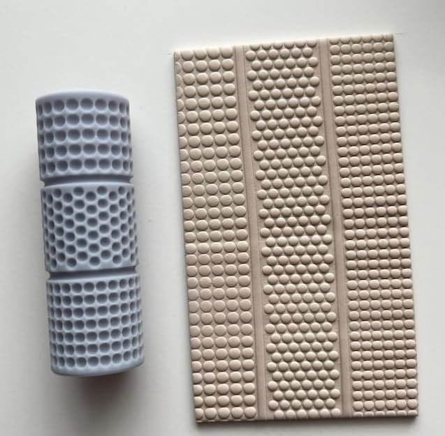 Texture Roller for Polymer Clay (Beaded Texture)