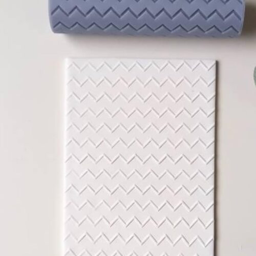 MAIN IMAGE Texture Roller for Polymer Clay (Zigzag Texture)