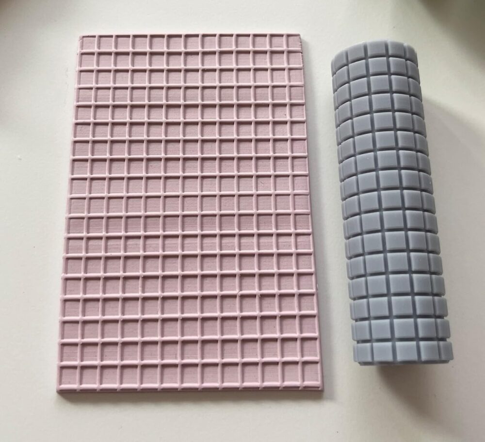 Texture Roller for Polymer Clay (CHEX Texture)