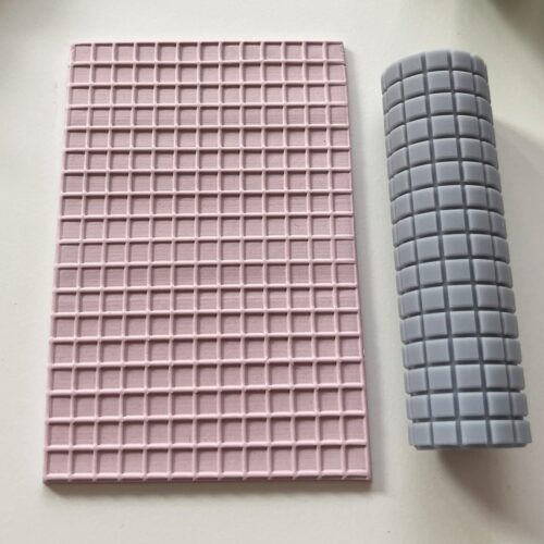 MAIN IMAGE Texture Roller for Polymer Clay (CHEX Texture)
