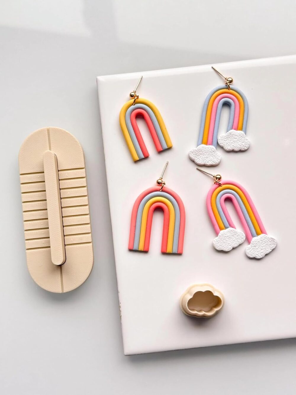 Rainbow Shaper and Cloud Clay Cutter Set