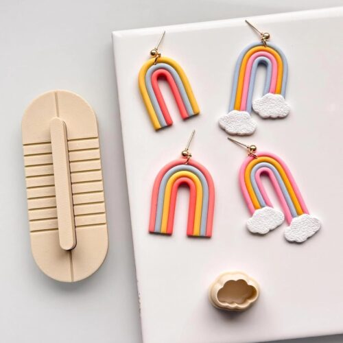 Rainbow Shaper and Cloud Clay Cutter Set