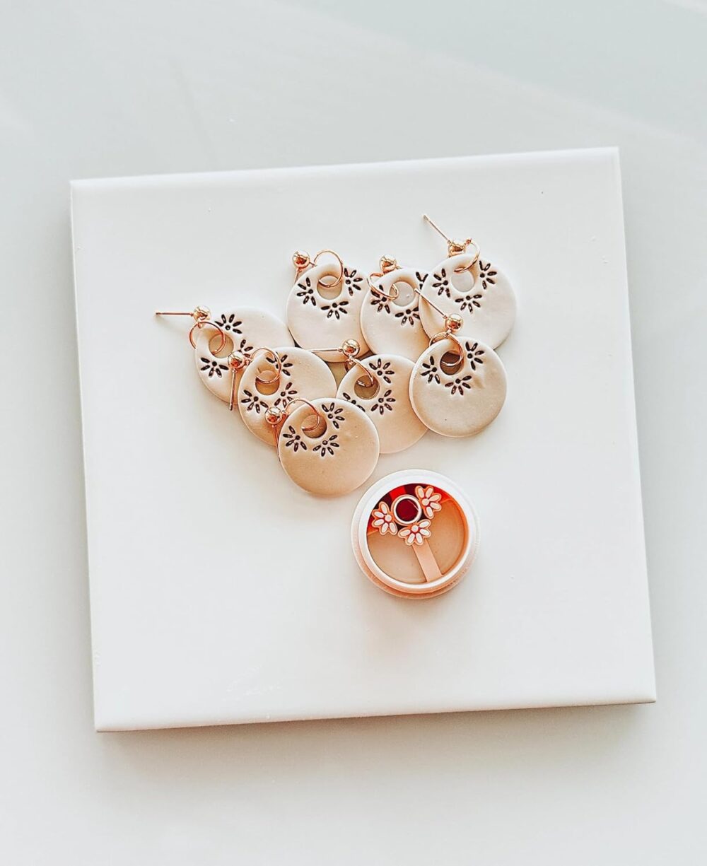 Fiona Polymer Clay Earring Cutter for Handmade Earrings