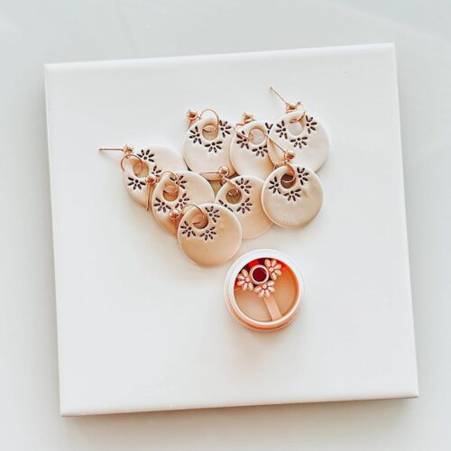 Fiona Polymer Clay Earring Cutter for Handmade Earrings