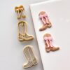 Polymer Clay Cutters, Cowboy Romance Boots Design