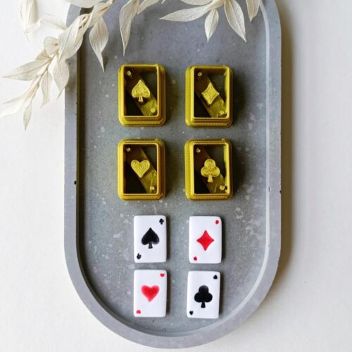 Playing Cards Polymer Clay Cutters