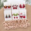 Christmas Polymer Clay Cutters Set
