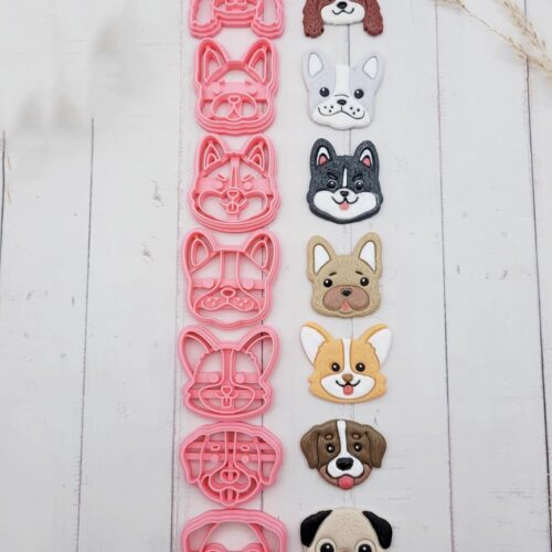 MAION IMAGE Dog Breed Polymer Clay Cutter Set for Jewellery Making