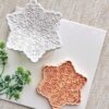 MIAN IMAGE Snowflake Trinket Dish Cutter, Ring Dish Clay Cutter