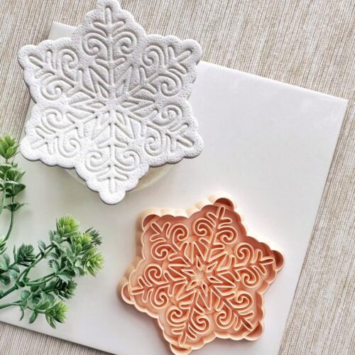 Snowflake Trinket Dish Cutter, Ring Dish Clay Cutter