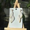 Twisting Hourglass Spring Clay Cutter, Embossing Polymer Clay Cutter, Detailed Debossing Cutter for Clay