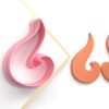Curved Flame Polymer Clay Cutters