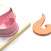 Curved Flame Polymer Clay Cutters