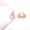 Curved Flame Polymer Clay Cutters