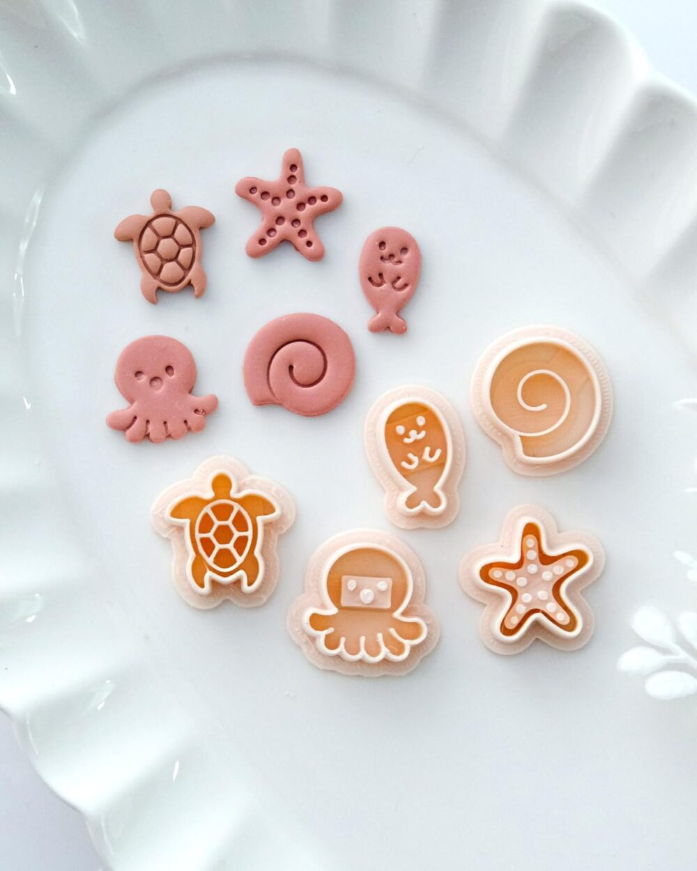 714o7xbxs+L._SL1500_ Ocean Sea Life Clay Cutters Set