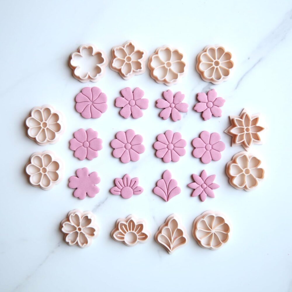 Polymer Clay Cutters Umbrella Clay Cutter (Set of45 Piece)