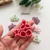 Orchid Flower 3 Part Clay Cutter
